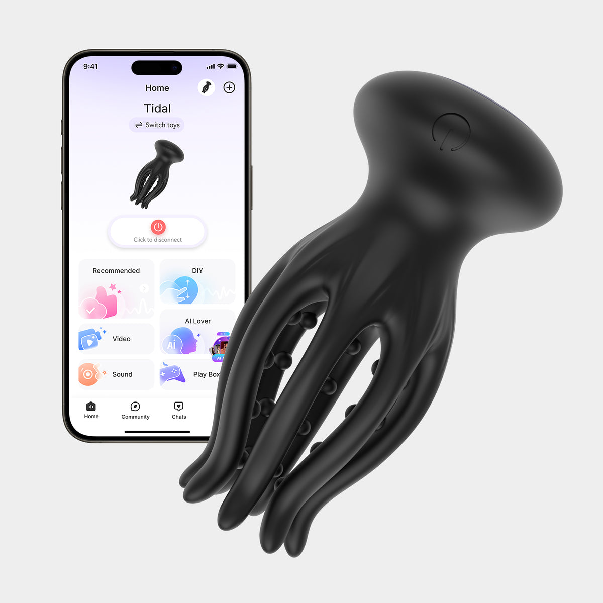JELLY2| APP-AI Interaktiv, 10 Modi, 360° Tentakel Design