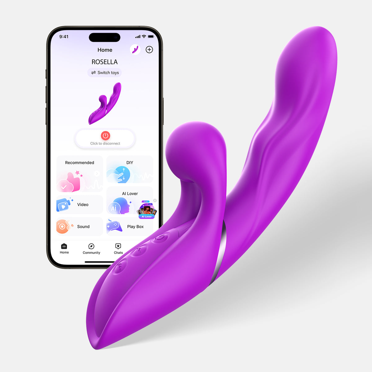VIOLETVINE| APP-G-Punkt & Klitoris Vibrator mit Dual-Stimulation