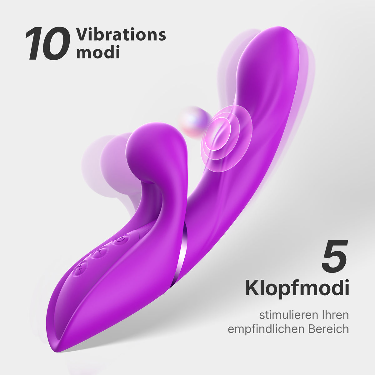 VIOLETVINE| APP-G-Punkt & Klitoris Vibrator mit Dual-Stimulation
