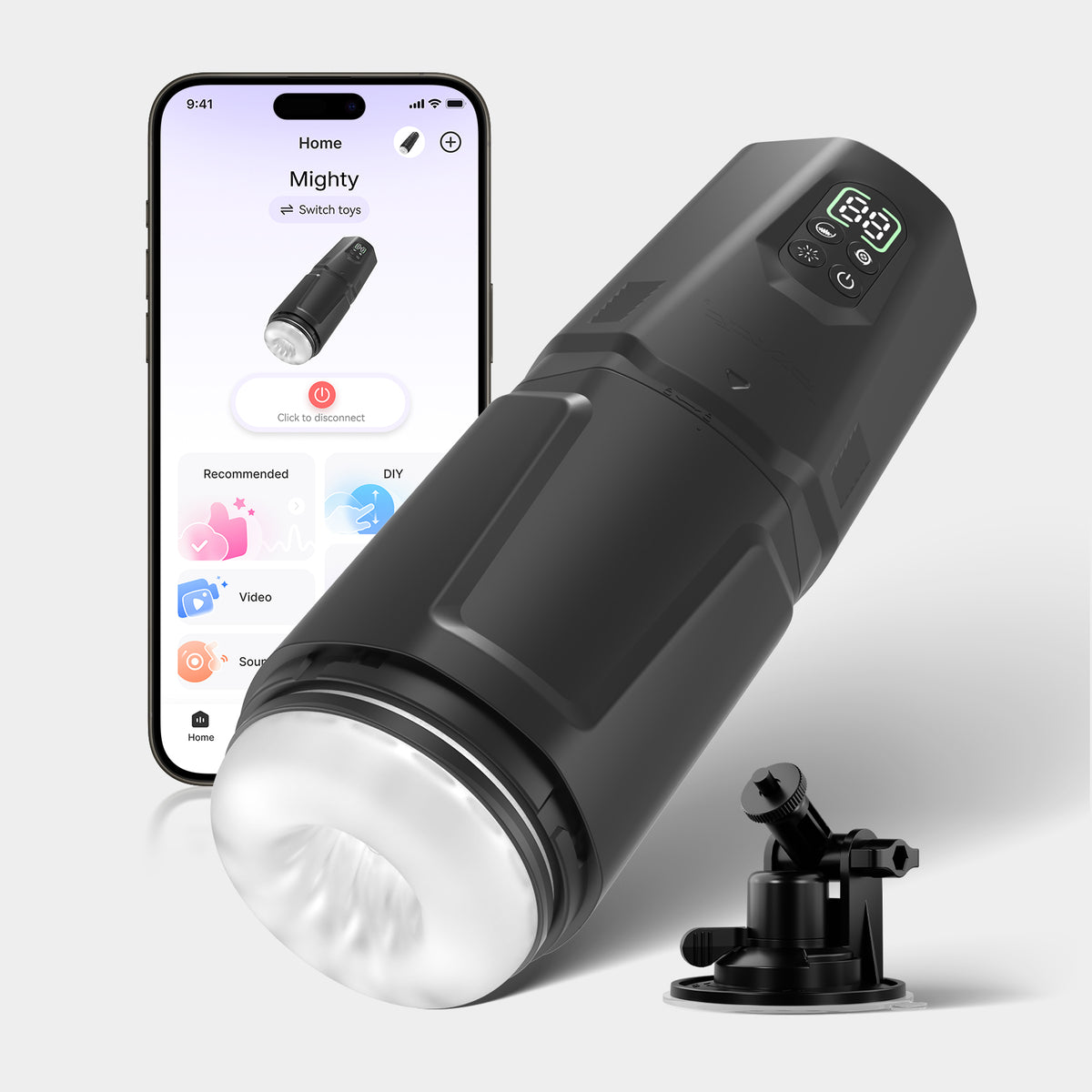 MIGHTY| APP-Leistungsstarker Masturbator