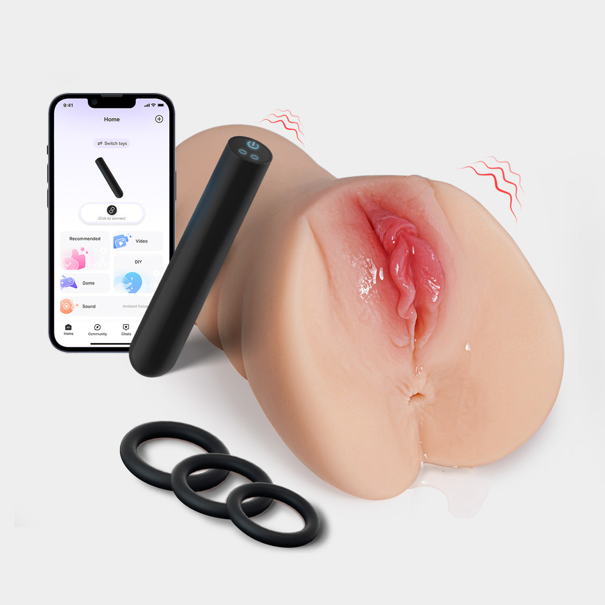 SUOLI| APP-Masturbator Puppe