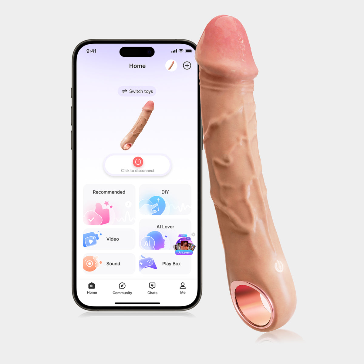 DOMINUS| APP-Realistischer Dildo