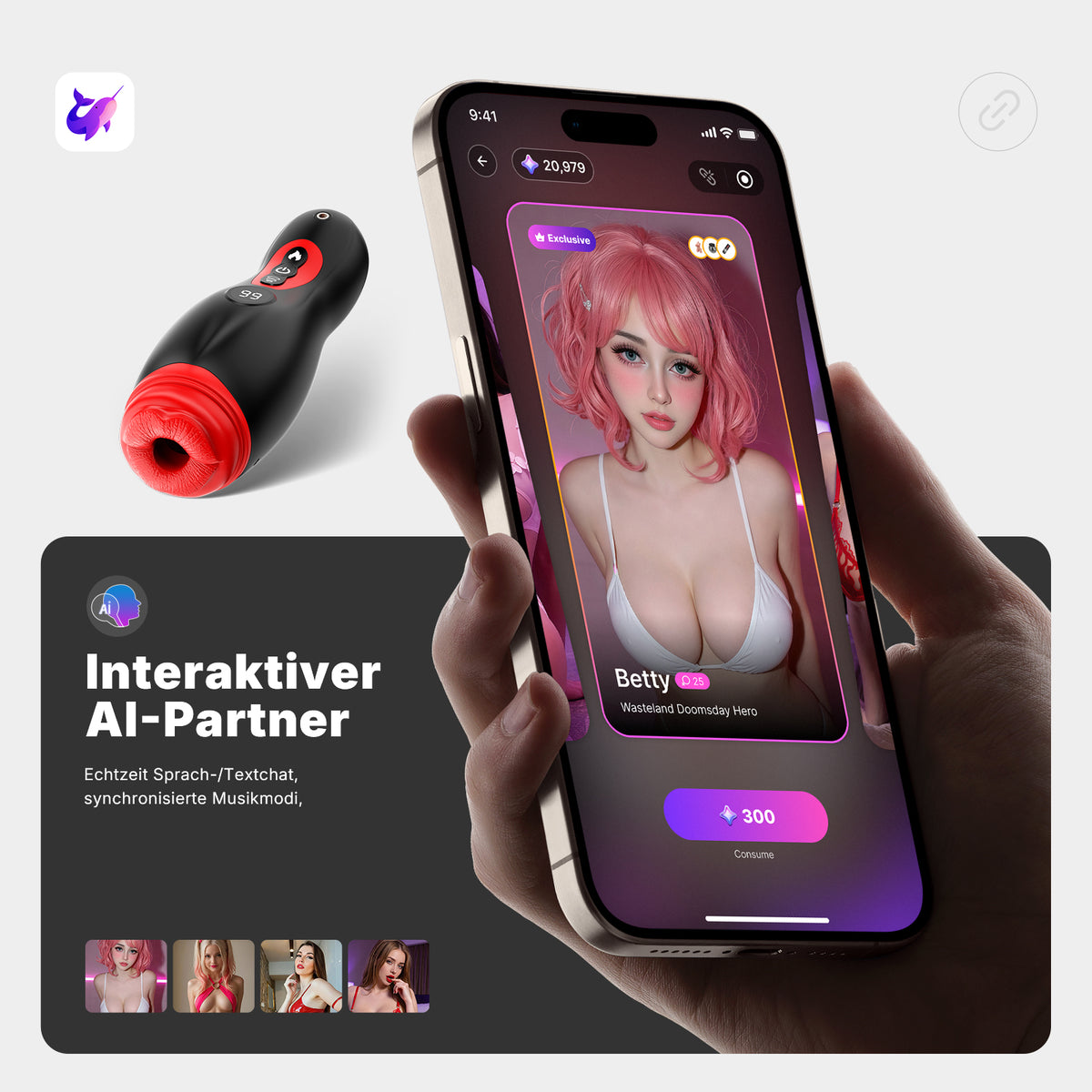MOONHORN| APP- Male masturbator