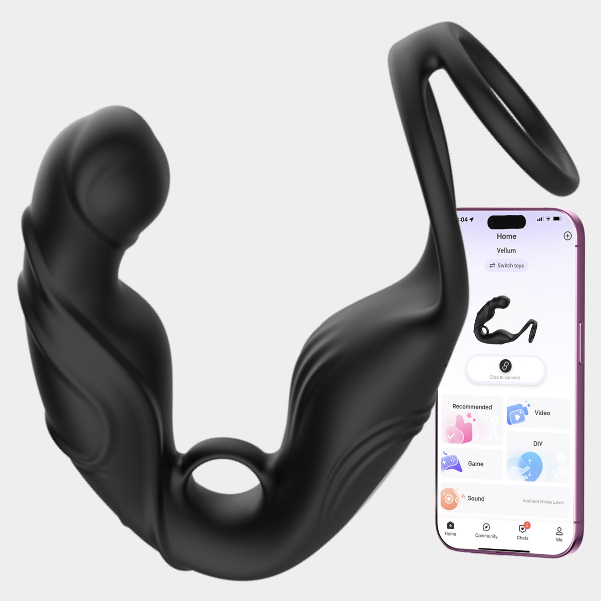 PIPES| APP-gesteuerter Paarvibrator mit Prostata-Stimulation