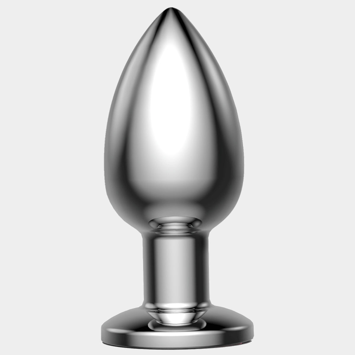 RAINBOW| APP-Vibrierender Edelstahl Analplug mit