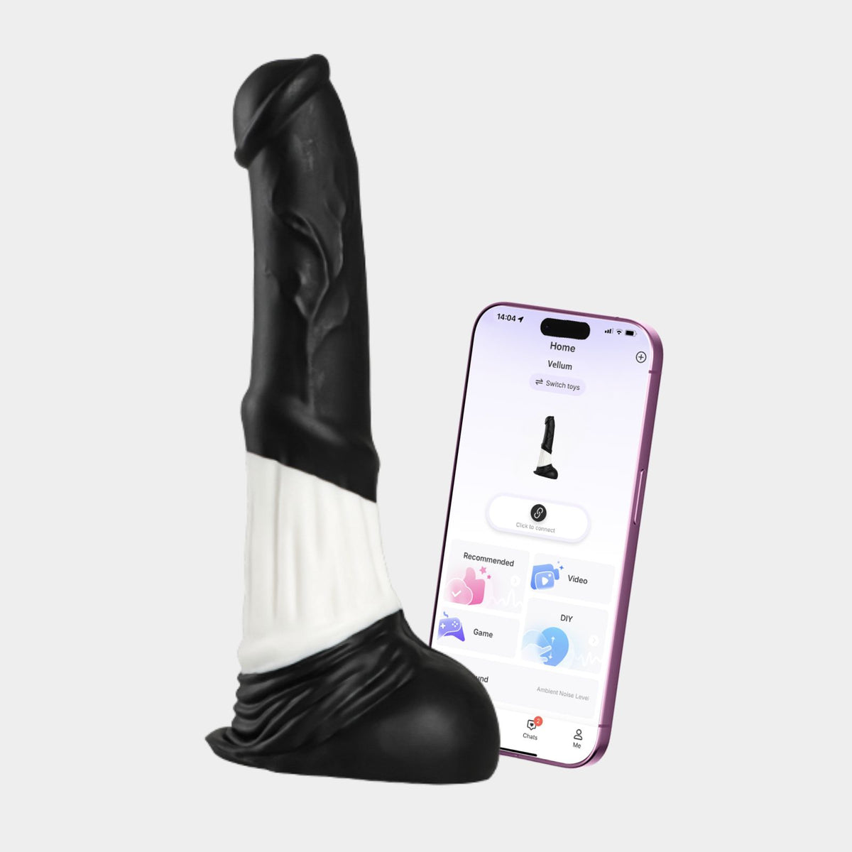 HORSEY| APP-Großer Vibrator mit Stoßfunktion