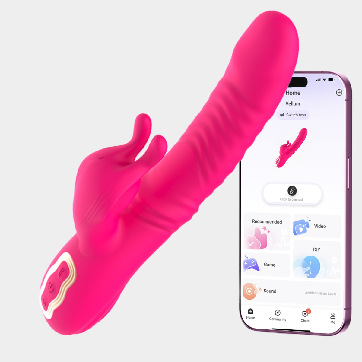 PARKER| APP-30° Schwenk-Vibrator für Frauen